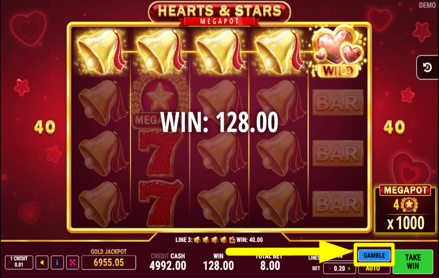 Hearts and Stars DARE TO GAMBLE!