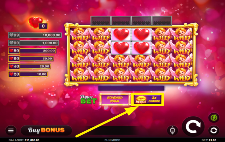 Hearts Bounty Blitz ВКЛЮЧИТЬ ГИПЕРСТАВКУ.