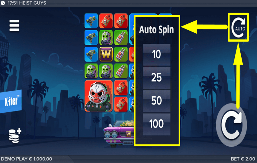 Heist Guys ПРИМЕНИТЬ АВТОВОСПРОИЗВЕДЕНИЕ.