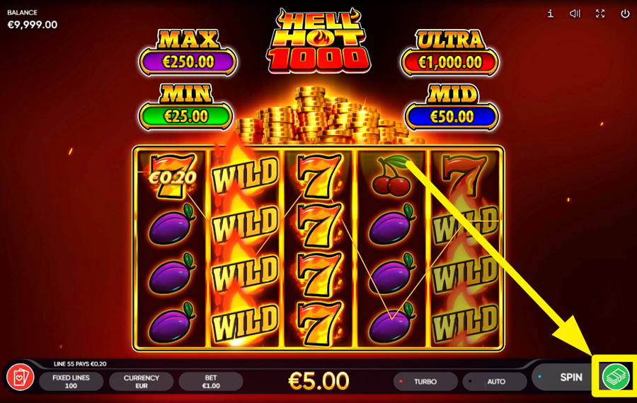 Hell Hot 1000 勝利を賭けよう！