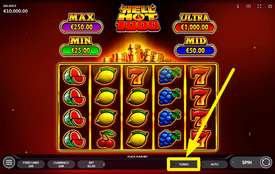 Hell Hot 1000 テンポを上げろ。