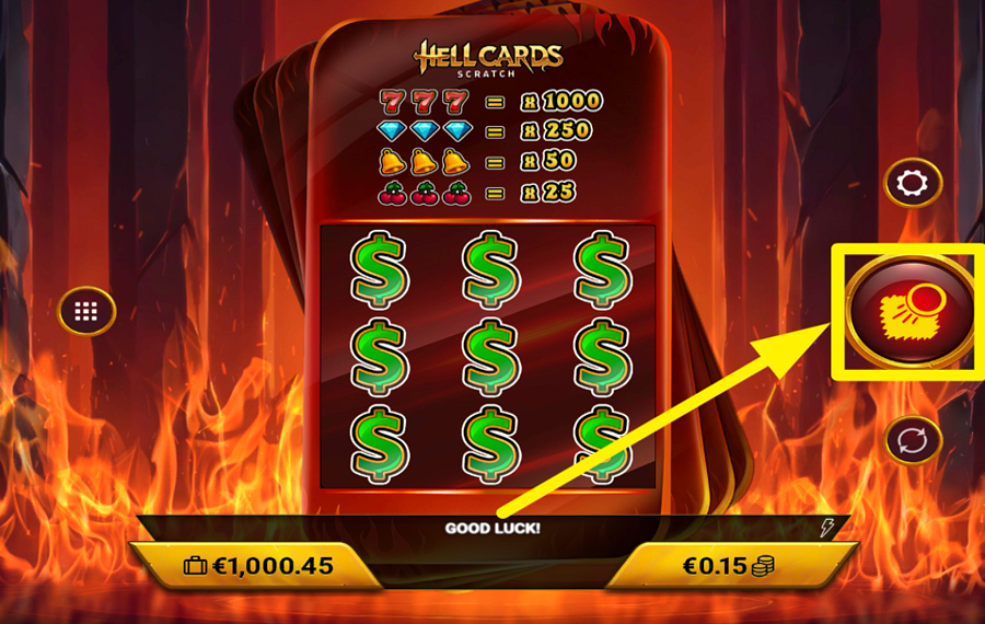 Hellcards Scratch DÉVOILEZ LA CARTE ENTIÈRE.