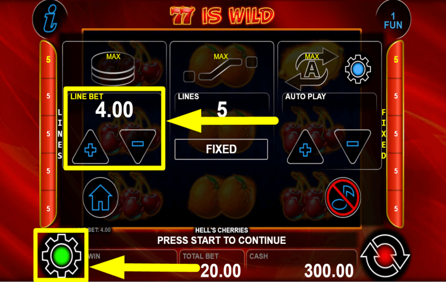 Hells Cherries MODIFICAR LA APUESTA.