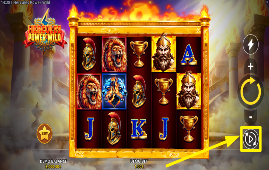 Hercules Power Wild TRIGGER AUTOMATIC PLAY.