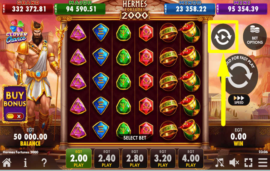 Hermes Fortunes 2000 Clover Chance AUTOPLAY AKTIVIEREN.