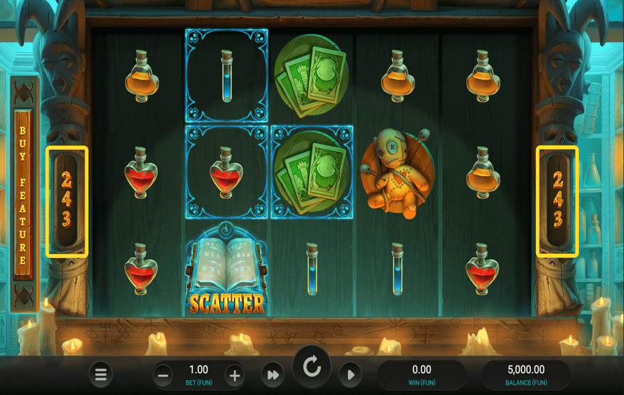 Hex Choose the number of paylines