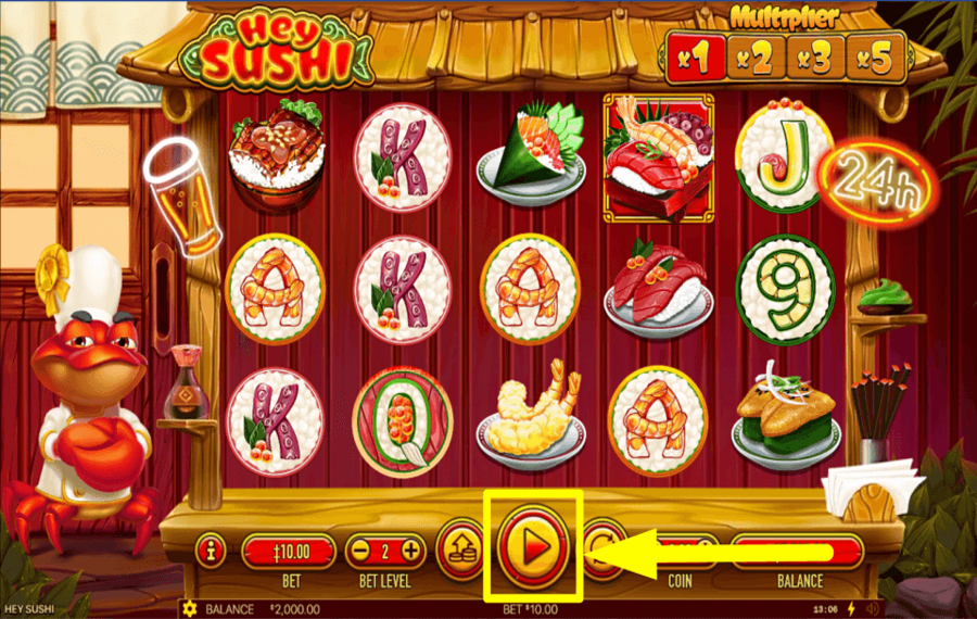 Hey Sushi BEGIN THE GAME.