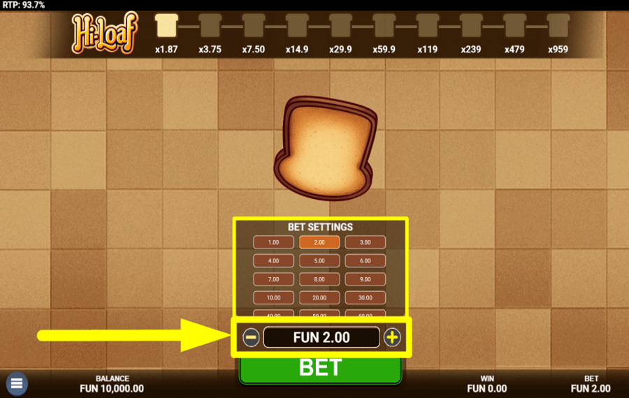 Hi Loaf PLAN THE WAGER.