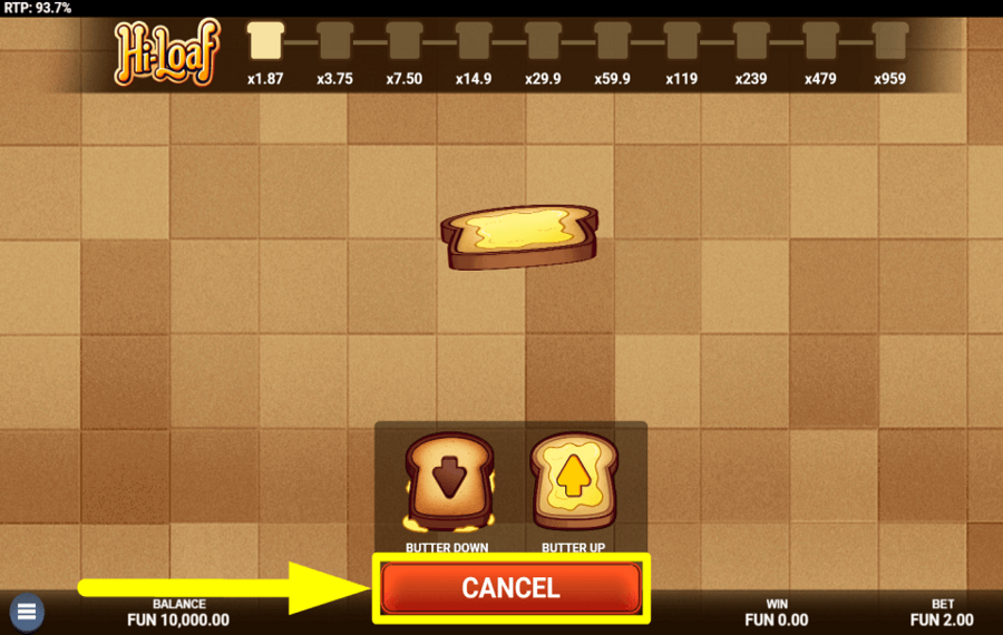 Hi Loaf POSTPONE THE TURN.