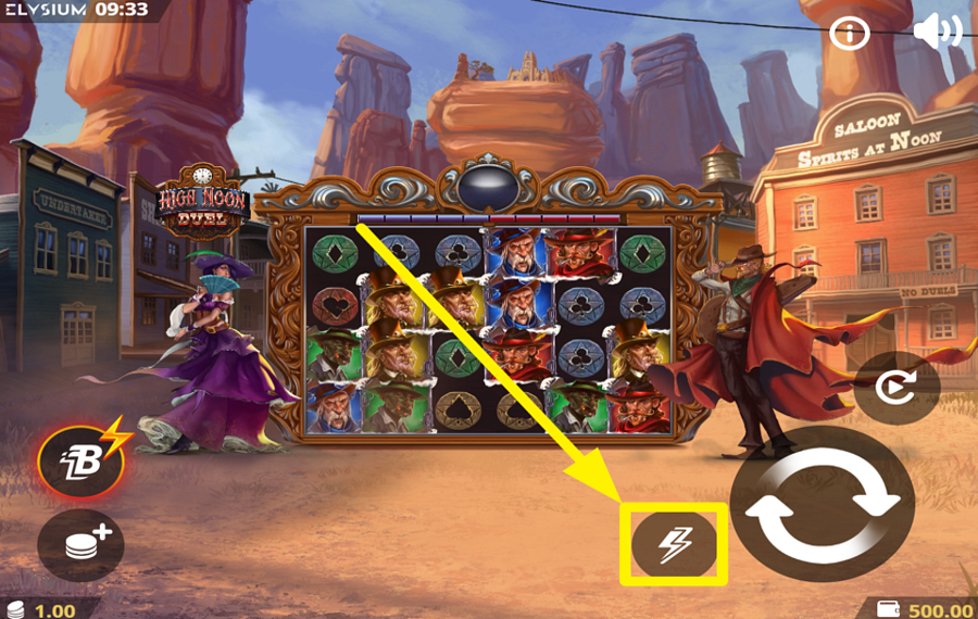 High Noon Duel MAXIMIZE THE SPEED.