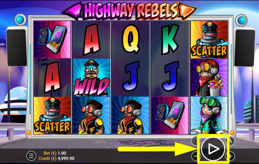 Highway Rebels TEST YOUR LUCK.