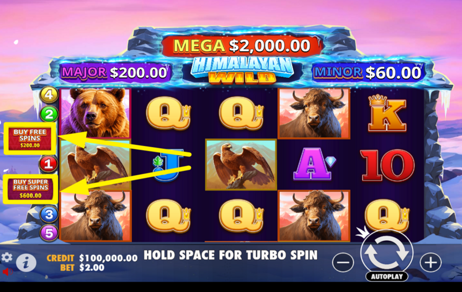 Himalayan Wild БЕСПЛАТНЫЕ ВРАЩЕНИЯ, БОЛЬШЕ ВЫИГРЫШЕЙ?