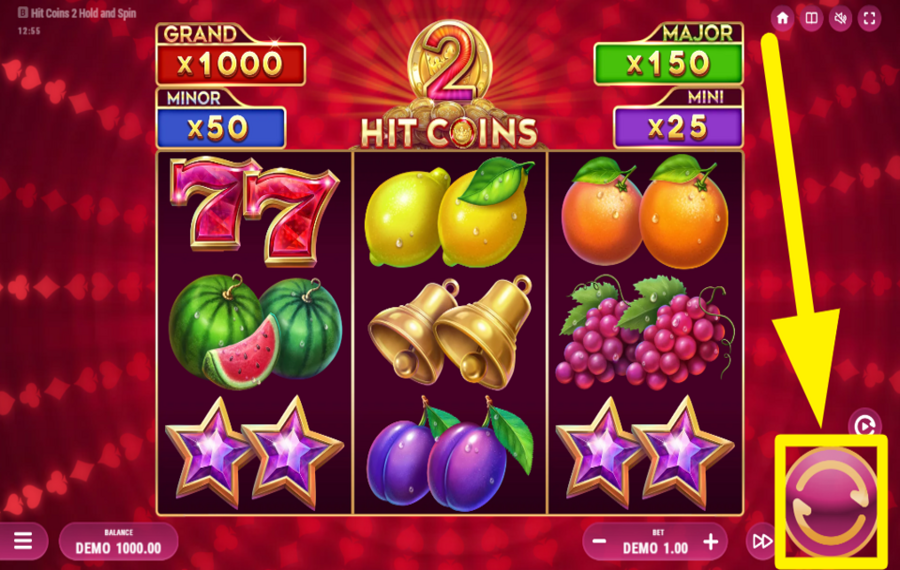 Hit Coins 2 Hold and Spin ВРАЩАЙТЕСЬ, ЧТОБЫ ВЫИГРАТЬ!