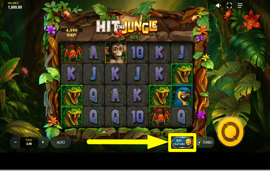 Hit The Jungle НАБИРАЙТЕ БОНУСЫ.