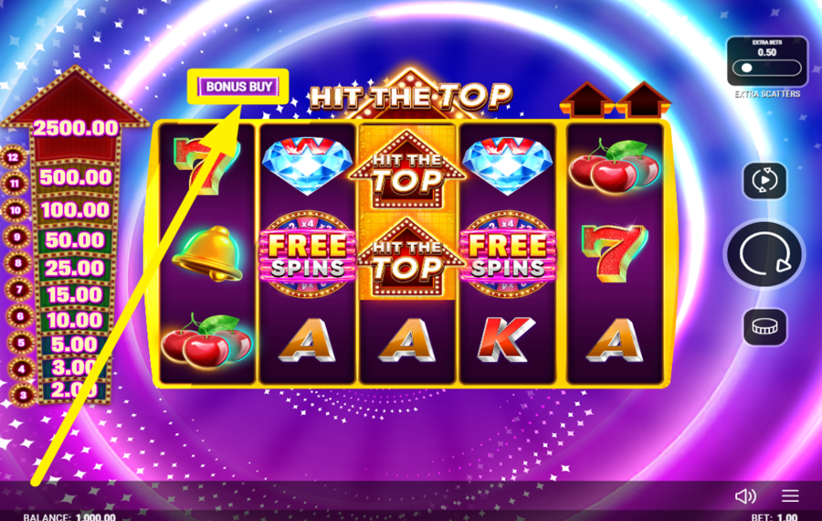 Hit the Top DÉBLOQUEZ UN TOUR BONUS.