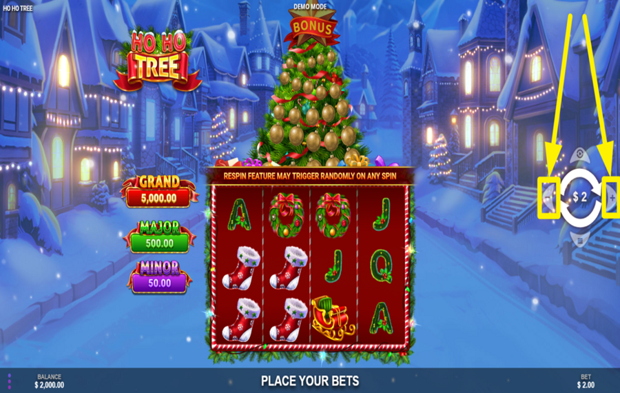 Ho Ho Tree INDIQUEZ VOTRE MISE.