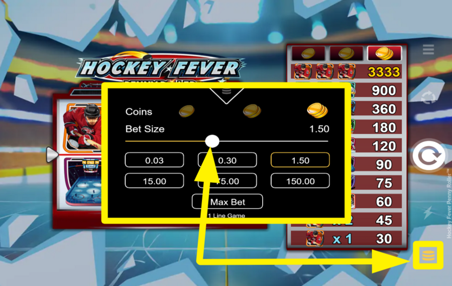 Hockey Fever Penny Roller DÉCIDEZ DE VOTRE MISE.