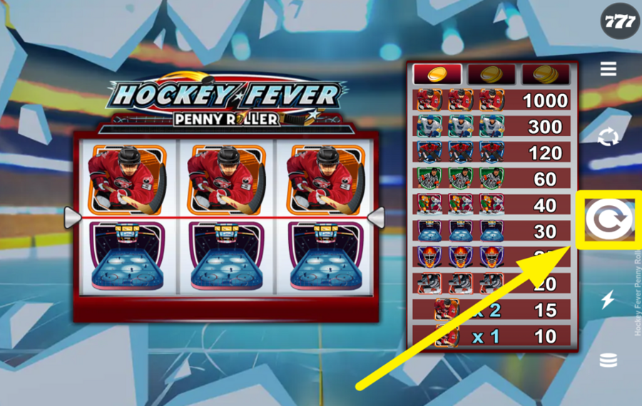Hockey Fever Penny Roller REJOIGNEZ LE SPINNING.