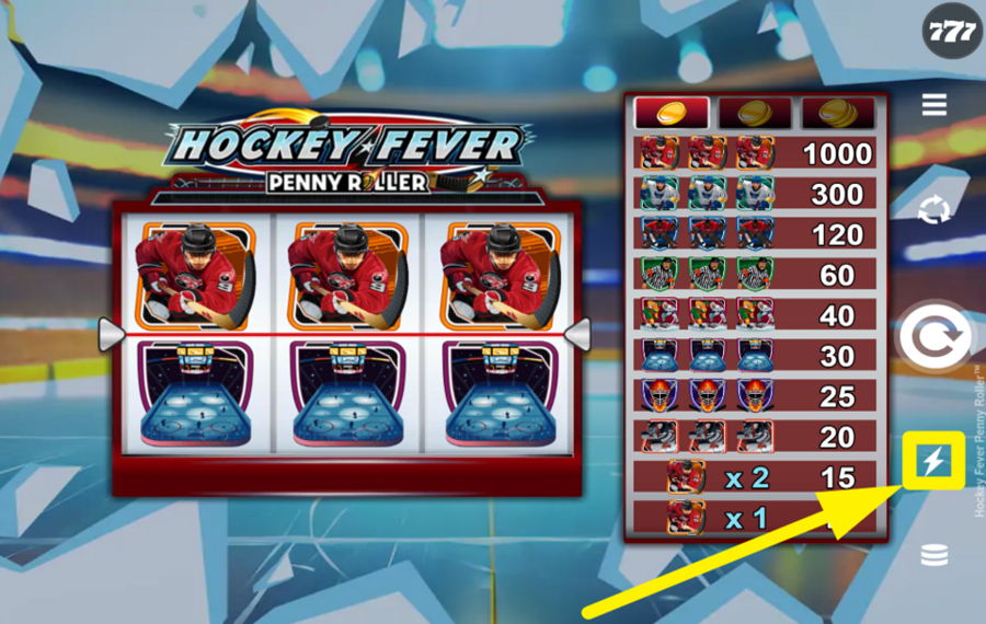 Hockey Fever Penny Roller MAXIMISEZ LA VITESSE.