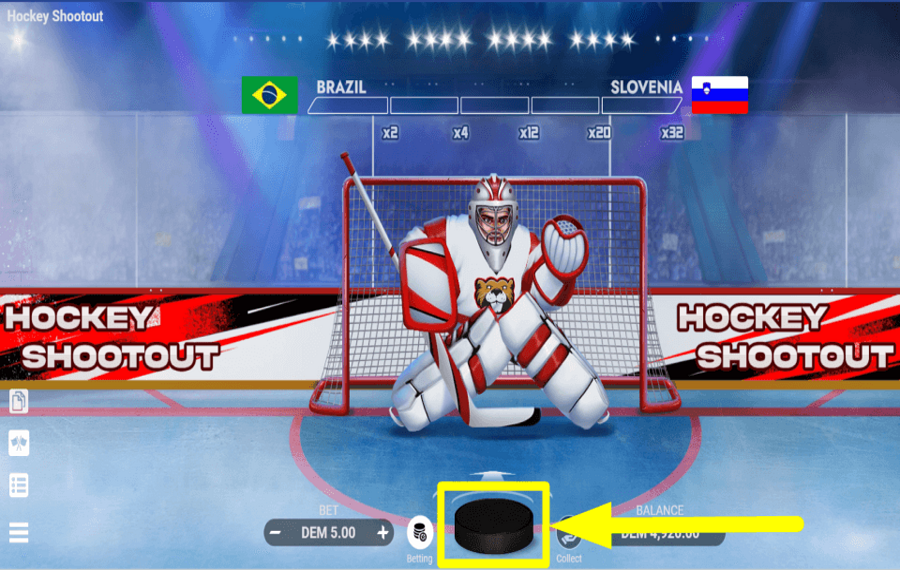 Hockey Shootout TAKE A SHOT.