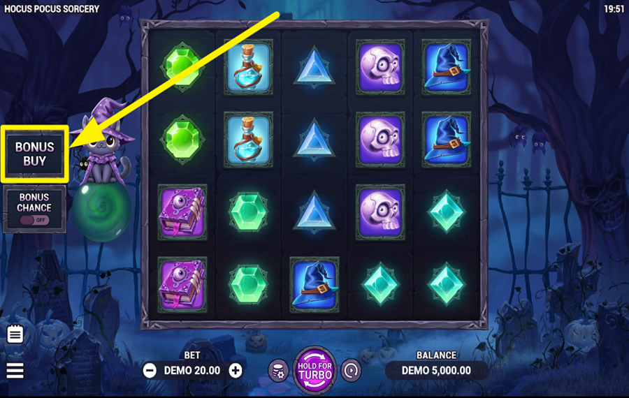Hocus Pocus Sorcery TOURS GRATUITS, PLUS DE GAINS ?
