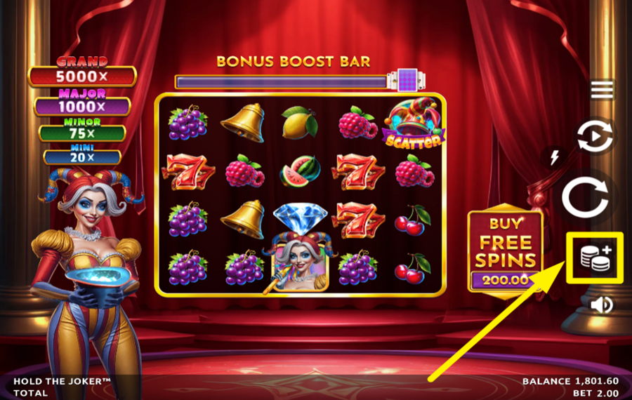 Hold the Joker FAI LA TUA SCOMMESSA.