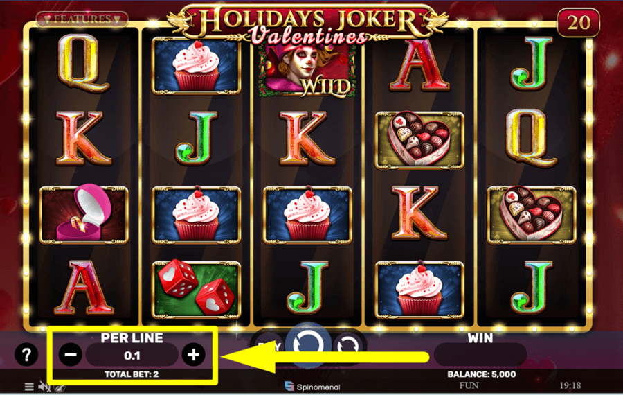 Holidays Joker Valentines FAITES VOTRE PARI.