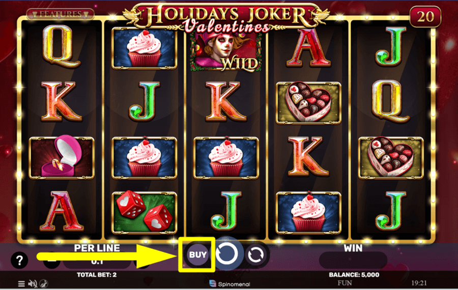 Holidays Joker Valentines PAYEZ POUR DES TOURS GRATUITS.