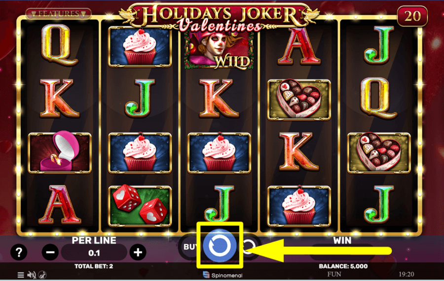 Holidays Joker Valentines JOUER LE JEU.
