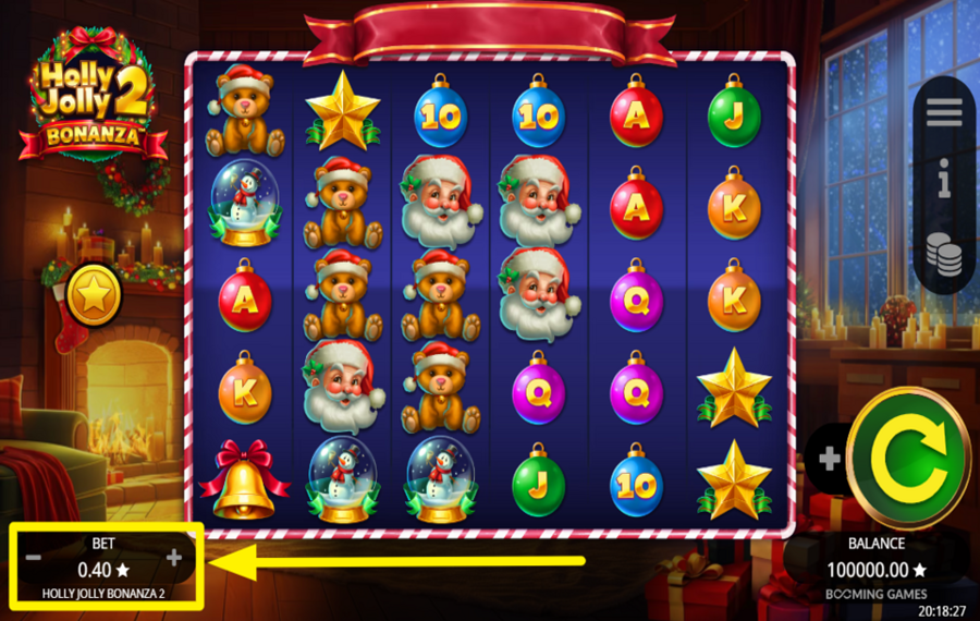 Holly Jolly Bonanza 2 SPÉCIFIEZ VOTRE PARI.