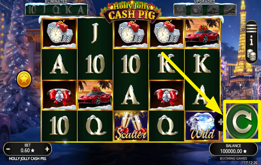 Holly Jolly Cash Pig ВРАЩАЙСЯ ДЛЯ ПОБЕДЫ!