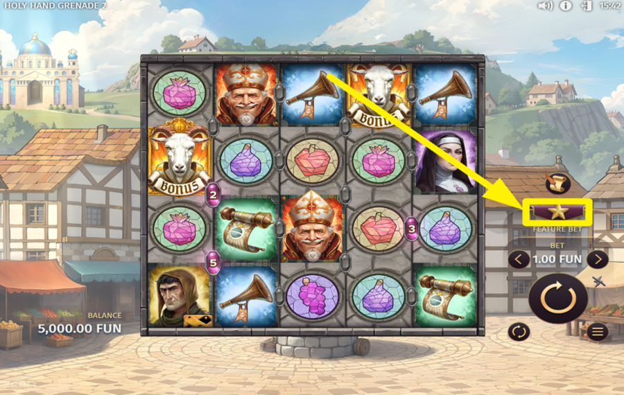 Holy Hand Grenade 2 ВОСПОЛЬЗУЙТЕСЬ ВОЗМОЖНОСТЬЮ СТАВОК С ФУНКЦИОНАЛЬНЫМИ ВОЗМОЖНОСТЯМИ.