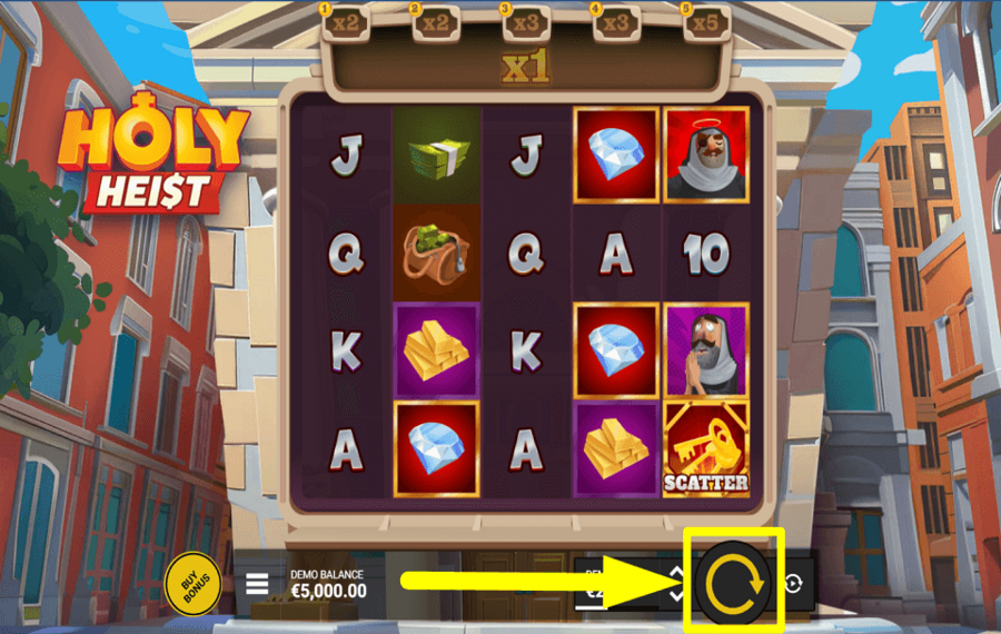 Holy Heist TIME TO GAMBLE.