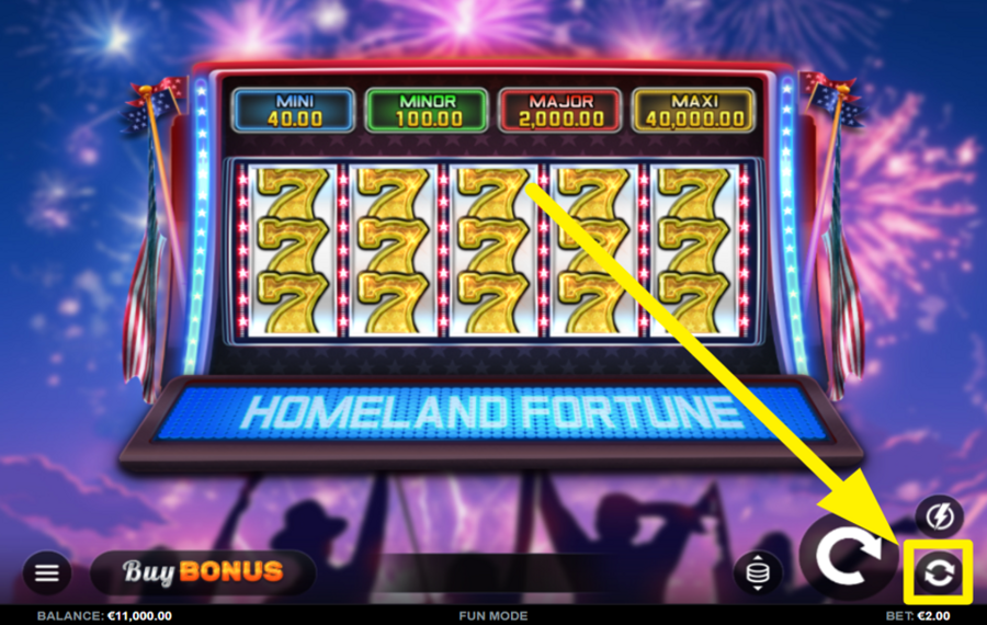 Homeland Fortune 7s Hold and Win АКТИВИРУЙТЕ АВТОМАТИЧЕСКИЙ ОТЖИМ.