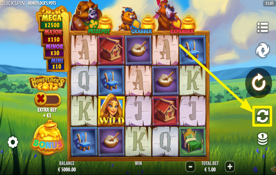 Honeylocks Pots EMPLOY THE AUTOMATIC SPINS.