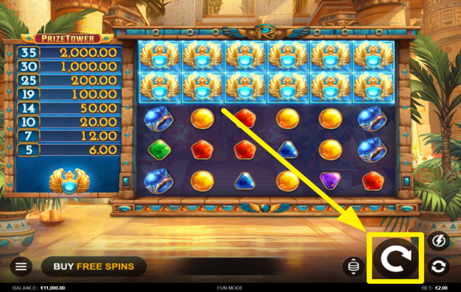 Horus Fire PrizeTower TOURNEZ POUR GAGNER !