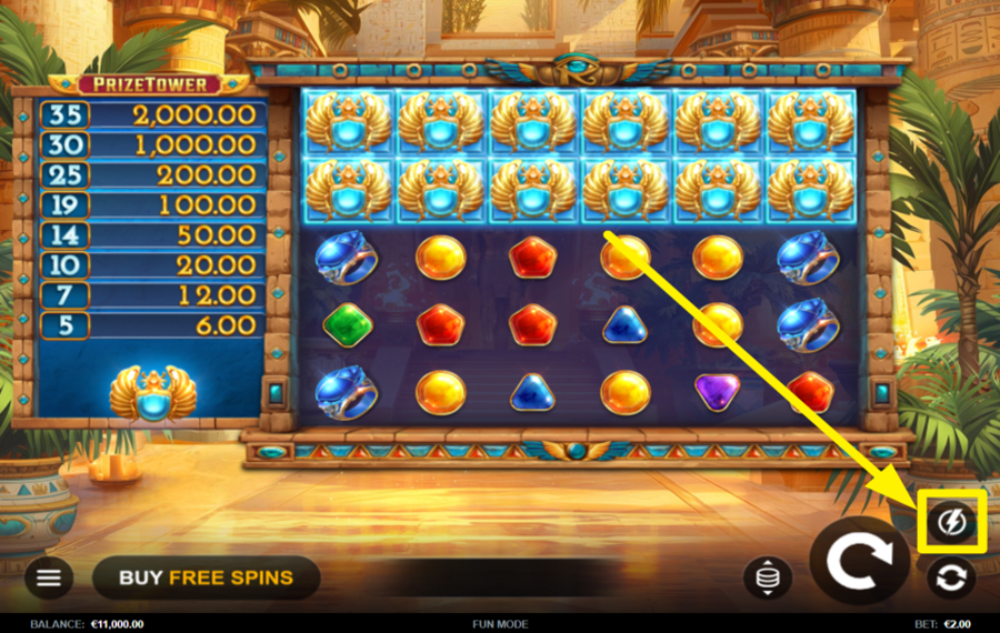 Horus Fire PrizeTower ACCÉLÉREZ LES TOURS.