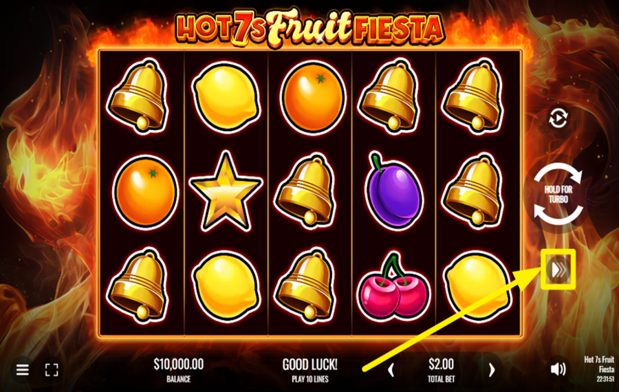 Hot 7s Fruit Fiesta ACCÉLÉREZ L'ACTION !