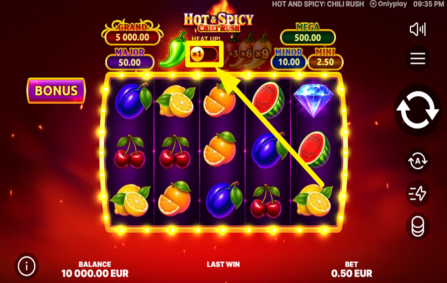 Hot and Spicy Chili Rush FAITES CHAUFFER LA NATURE!