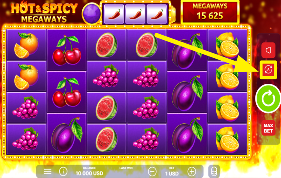 Hot and Spicy Megaways ENABLE AUTOPLAY.