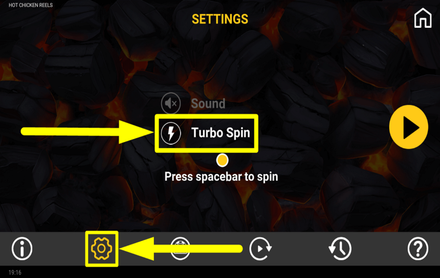 Hot Chicken Reels Контролируйте темп.