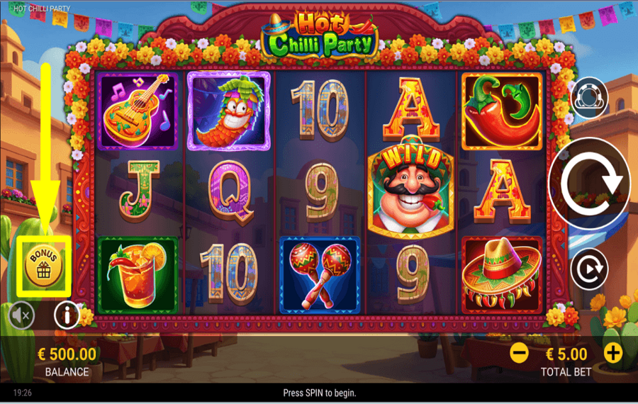 Hot Chilli Party PAY FOR EXTRA TURNS.