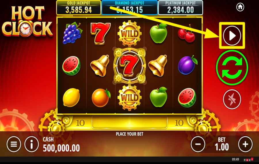 Hot Clock CHOISISSEZ L'ESSORAGE AUTOMATIQUE.