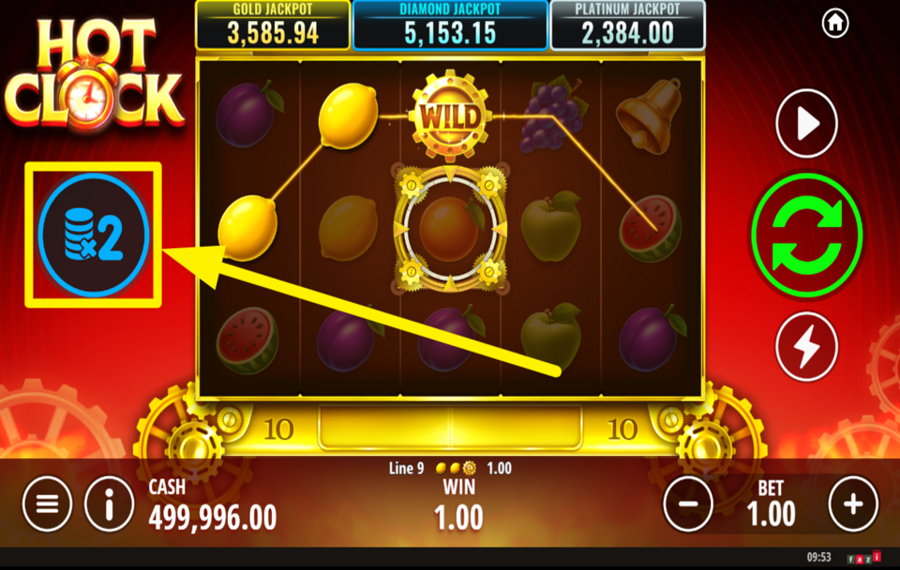 Hot Clock TENTEZ VOTRE CHANCE.