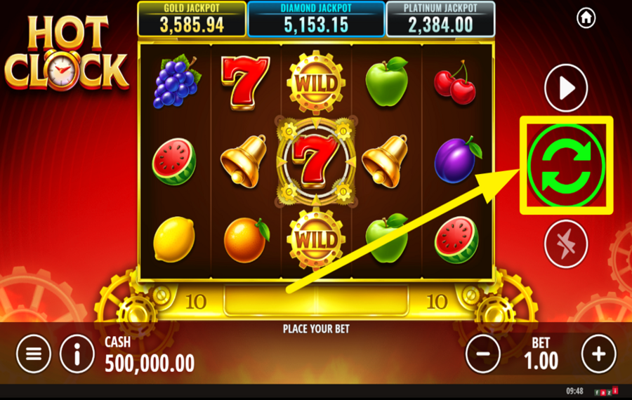 Hot Clock FAITES TOURNER LES BOBINES.