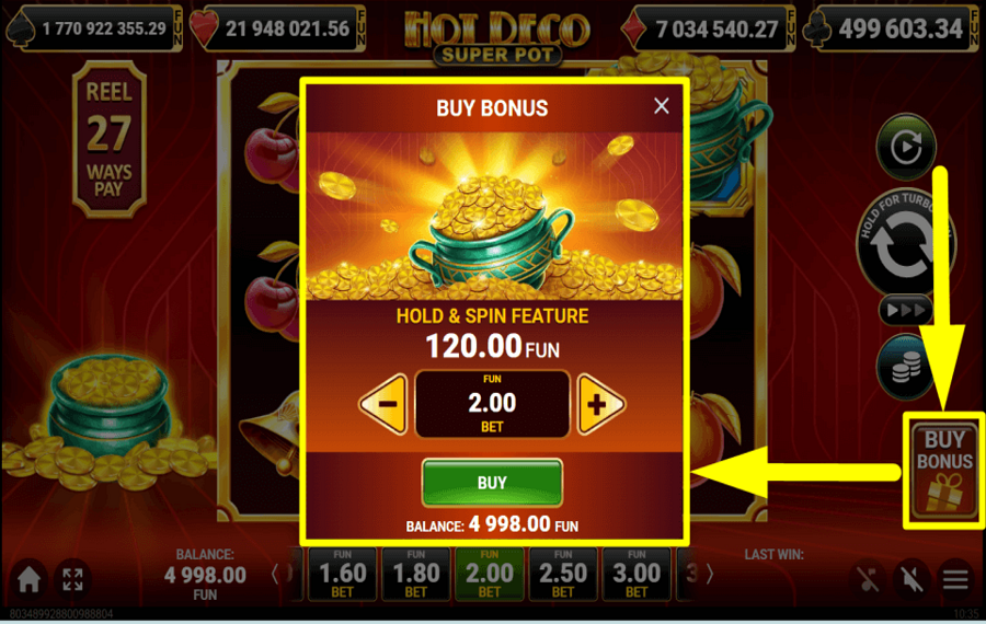 Hot Deco Super Pot RECLAMA EL BONO.