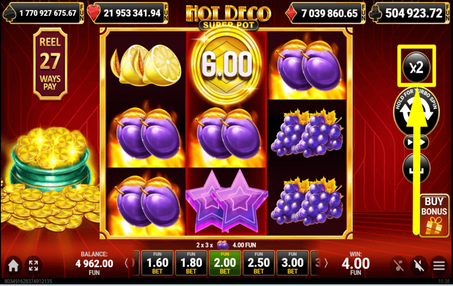 Hot Deco Super Pot Considere apostar.