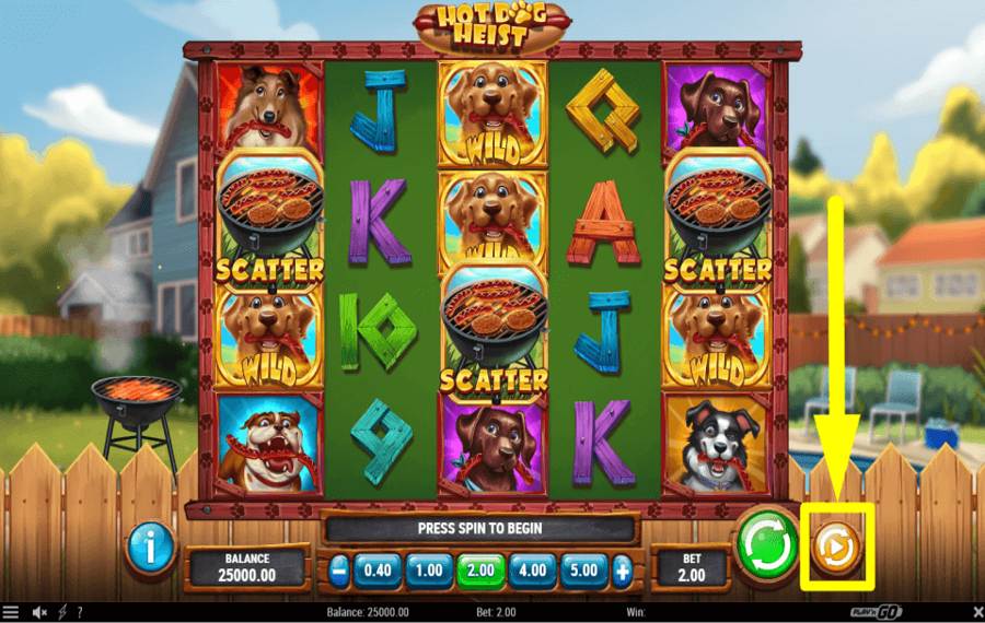 Hot Dog Heist CONTINUA AUTOMATICAMENTE.