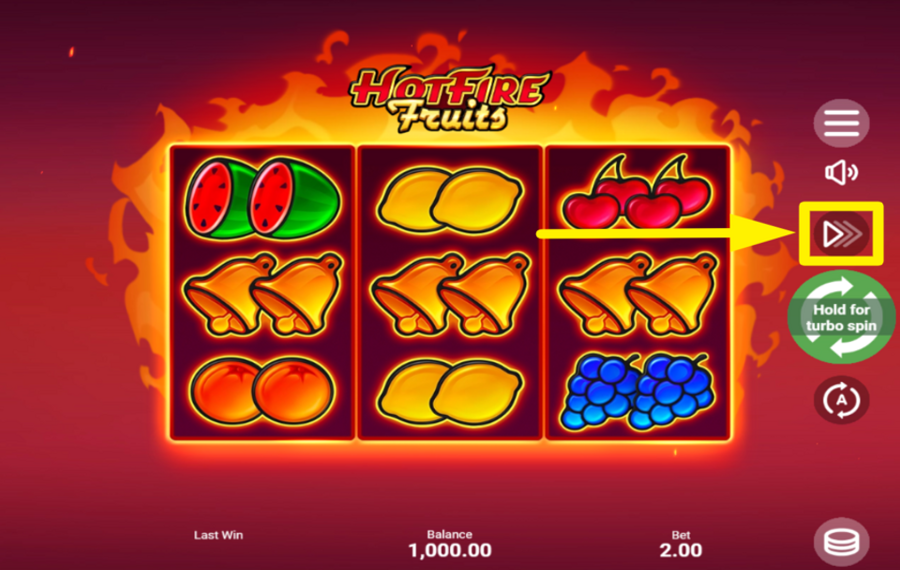 Hot Fire Fruits УСИЛЕНИЕ ИГРЫ.