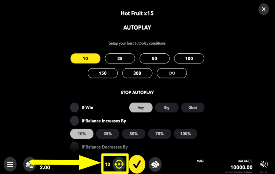 Hot Fruit X15 PROCEED AUTOMATICALLY.